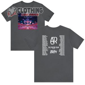 AJR The Maybe Man 2024 Tour Dates Shirt, AJR 2024 Tour T- Shirt, AJR Band Merch