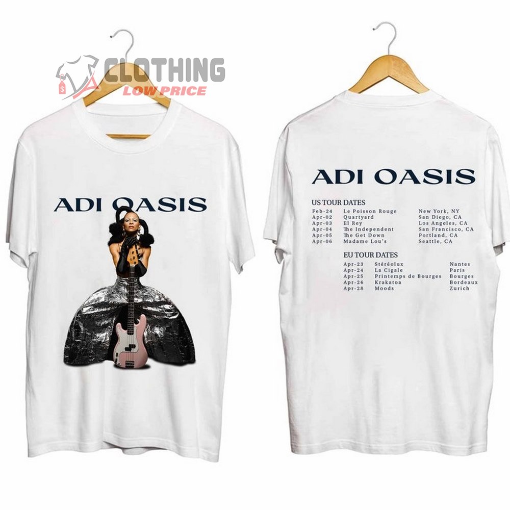 Adi Oasis Tour Dates 2024 Merch, Adi Oasis Concert 2024 Shirt, Adi