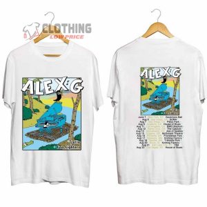 Alex G Tour Dates 2024 Merch Alex G Tour 2024 With Julie And Foo Fighters Shirt Alex G Tour 2024 Setlist T Shirt 2