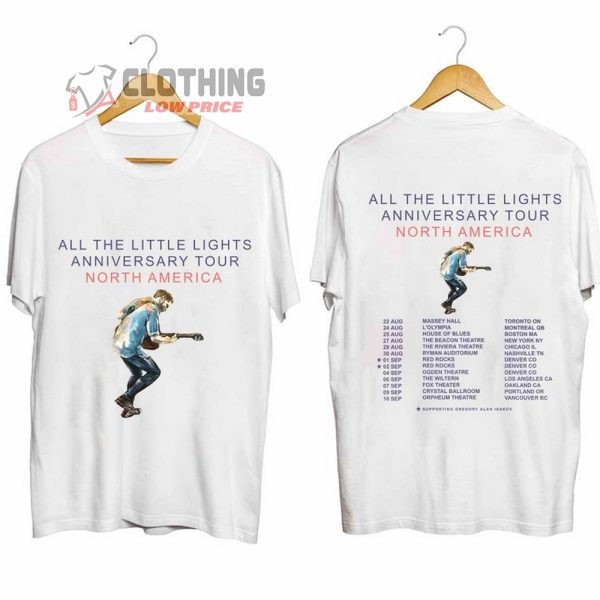 All The Little Lights 2024 Tour Merch, Passenger North America Tour 2024 Shirt, Passenger Band Tee, All The Little Lights 2024 Tour T-Shirt