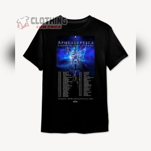 Apocalyptica Plays Metallica Vol 2 Tour 2024 Unisex T-Shirt