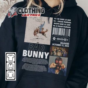 Bad Bunny Album Shirt Bad Bunny Rap Hip Hop 90 Vintage Bootleg Tshirt 3