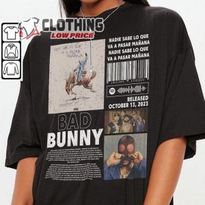 Bad Bunny Album Shirt Bad Bunny Rap Hip Hop 90 Vintage Bootleg Tshirt 4