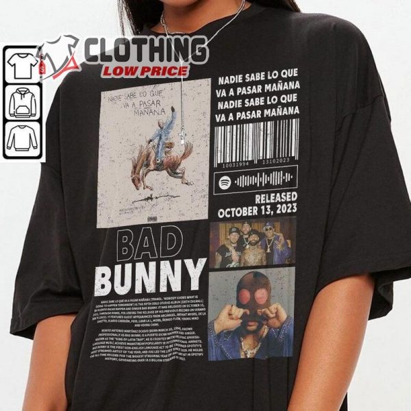 Bad Bunny Album Shirt, Bad Bunny Rap Hip Hop 90 Vintage Bootleg Tshirt
