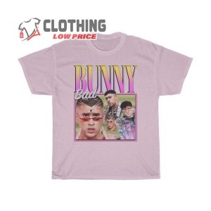 Bad Bunny Homage Shirt, Rapper Hip Hop Style 90S Shirt, Bad Bunny Shirt