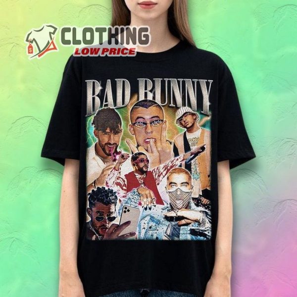 Bad Bunny Shirt, Bad Bunny, Bad Bunny Retro Shirt, Bad Bunny Bootleg Rap Shirt