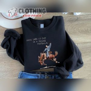 Bad Bunny Sweatshirt Nadie Sabe Lo Que Va Pasar Manana Shirt Bad Bunny 90S Music Shirt 2