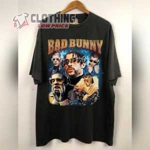 Bad Bunny Tee Bad Bunny Fan Shirt Rap Hip Hop T Shirt 3