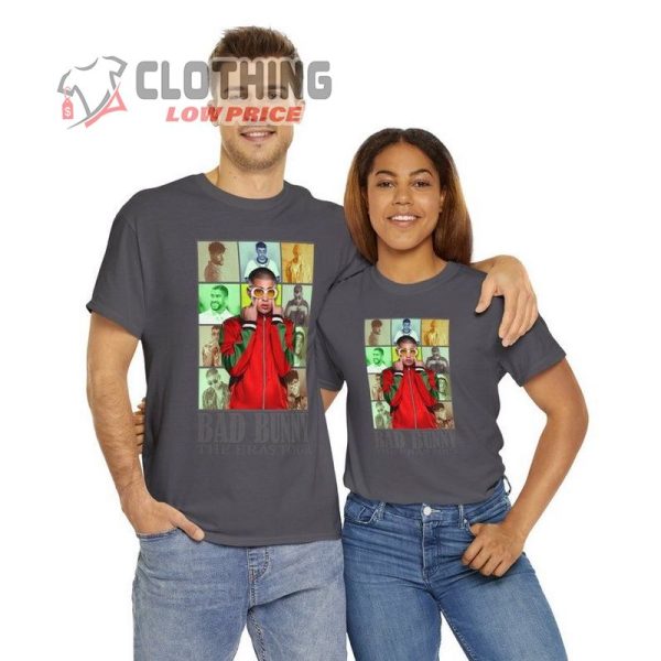 Bad Bunny Tour Shirt, Limited Bad Bunny Vintage Shirt,Bad Bunny Merch Gift Shirt