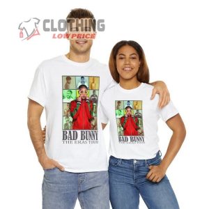 Bad Bunny Tour Shirt Limited Bad Bunny Vintage ShirtBad Bunny Merch Gift Shirt 4