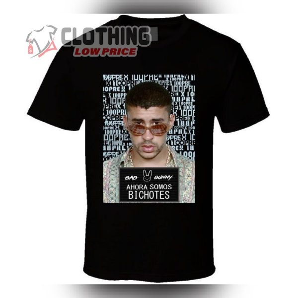 Bad Bunny X 100Pre Bichotes Reggaeton Regueton Trap T Shirt