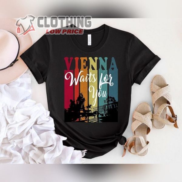 Billy Joel Shirt, Women’S Rock Band Tee, Vintage Band Shirt, Vienna Waits For You T-Shirt