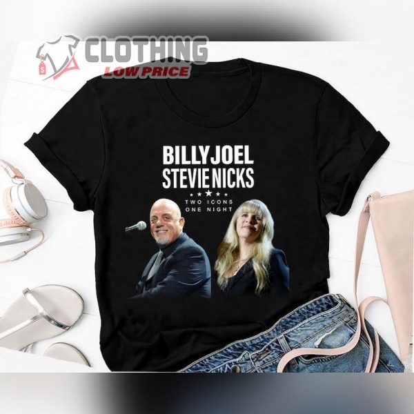 Billy Joel Stevie Nick Tour Tshirt, Billy Joel Tour Merch Shirt, Billy Joel 90S Retro Shirt