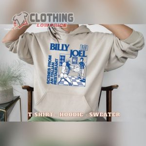 Billy Joel Vintage Retro T Shirt Hoodie Billy Joel Sweatshirt Billy Joel Hoodie 1