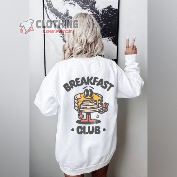 Breakfast Club Sweatshirt, Retro Graphic Trending Shirt, Grunge Hippie Boho Merch, Breakfast Club Tee Gift