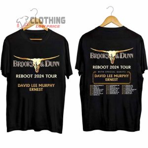 Brooks And Dunn Reboot Tour 2024 Merch Brooks And Dunn Fan Club Shirt Brooks And Dunn The Reboot 2024 Tour T Shirt 2