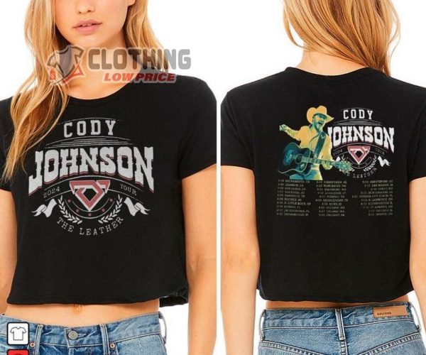 Cody Johnson The Leather Usa Tour 2024 Merch, Cody Johnson Country Music Shirt, Cojo Tour 2024 T-Shirt