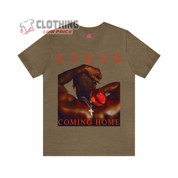 Coming Home Usher 2024 Album Shirt, Usher Tour 2024 Merch, Usher New Album Shirt, Usher Fan Gift