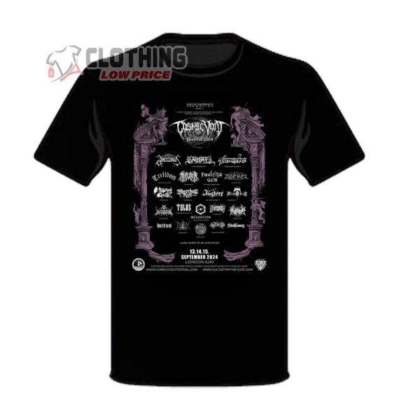Cosmic Void Festival 2024 T-Shirt, Cosmic Void Festival 2024 Festival 2024 List Band T-Shirt