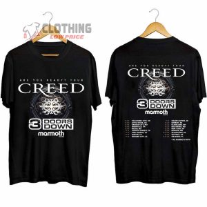 Creed Are You Ready Tour 2024 Merch, Creed Band Tour Dates 2024 Shirt, Creed Band Fan Shirt, Creed 2024 Concert T-Shirt