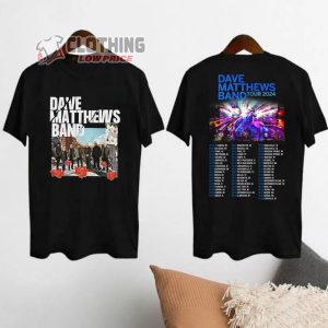 Dave Matthews Band Tour 2024 Merch, DMB Rock And Roll Hall Of Fame 2024 Shirt, DMB 2024 Tour Tee, Dave Matthews Band Tour 2024 Concert 2024 T-Shirt