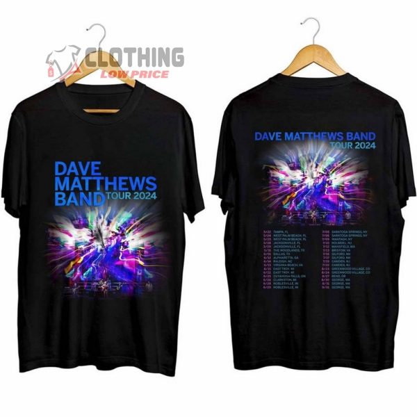 Dave Matthews Band World Tour 2024 Merch, Dave Matthews Band 2024 Tour Shirt, DMB Fan Tee, Dave Matthews Band 2024 Concert Shirt, Dave Matthews Band T-Shirt