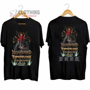 Decapitated And Septicflesh North American Tour 2024 Merch Decapitated And Septicflesh 2024 Tour Shirt Cancer Culture Over North America 2024 Tour With Kataklysm T Shirt 1