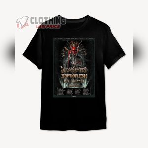 Decapitated Cancer Culture Over North America 2024 Poster T Shirt