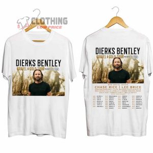 Dierks Bentley Tour Dates 2024 Merch The Gravel And Gold Tour 2024 Shirt Dierks Bentley Tour 2024 Setlist Shirt The Gravel And Gold T Shirt 2