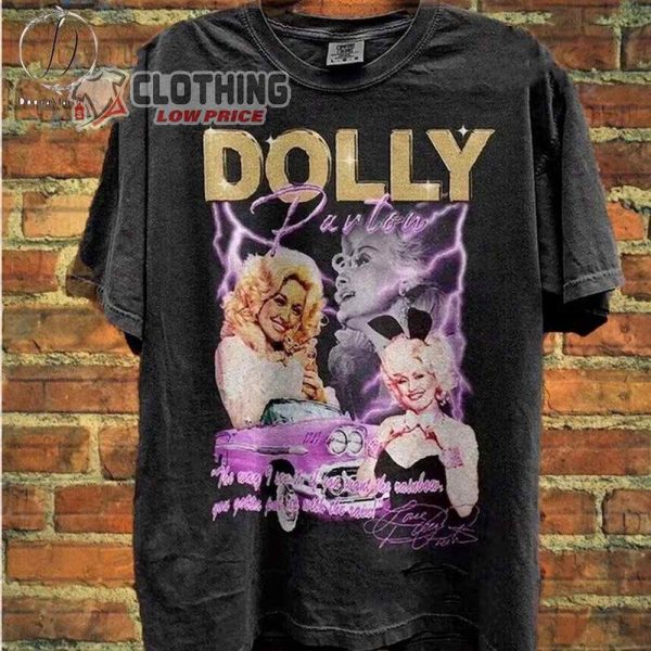 Dolly Parton In Dolly We Trust Vintage Shirt, Dolly Parton Tour Merch, Pink Dolly, Dolly Parton Fan Gift