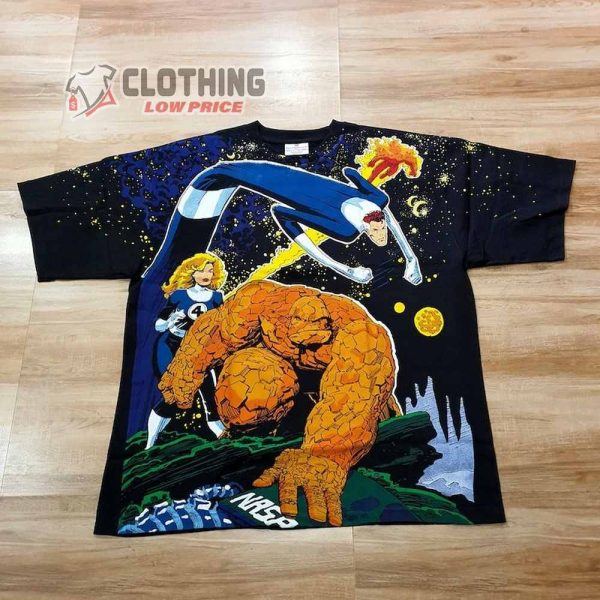 Fantastic Four Marvel Comics T-Shirt, Fantastic Four Trending Merch, Marvel Shirt, Doctor Doom Shirt, Fantastic 4 Fan Gift