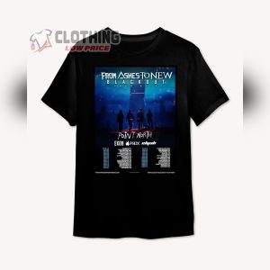 From Ashes To New Tour 2024 Setlist Merch, From Ashes To New Tour Lineup 2024 T-Shirt