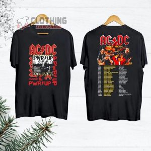 Graphic ACDC Merch, ACDC Pwr Up World Tour 2024 Shirt, Pwr Up Tour 2024 Tickets Dates T-Shirt