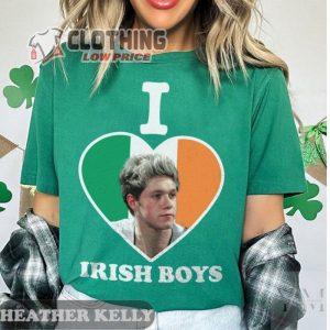 I Love Irish Boys Niall Horan Comfort Colors Shirt 90S Trendy Slogan Niall Horan Shirt 2