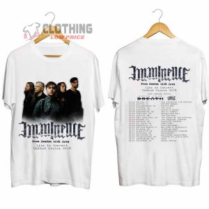 Imminence Live In Concert 2024 Merch Imminence United States Tour 2024 Shirt Imminence The Black Tour 2024 T Shirt 2
