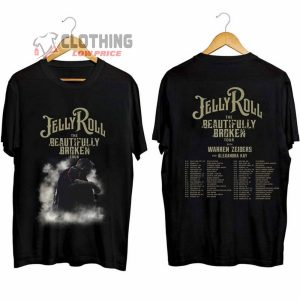 Jelly Roll The Beautifully Broken Tour 2024 Dates Merch Jelly Roll Tour Dates 2024 Shirt The Beautifully Broken 2024 T Shirt 1