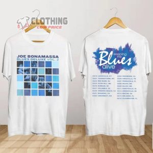 Joe Bonamassa Blues Deluxe Vol 2 Merch Joe Bonamassa Spring Tour 2024 Shirt Joe Bonamassa Concert T Shirt 2