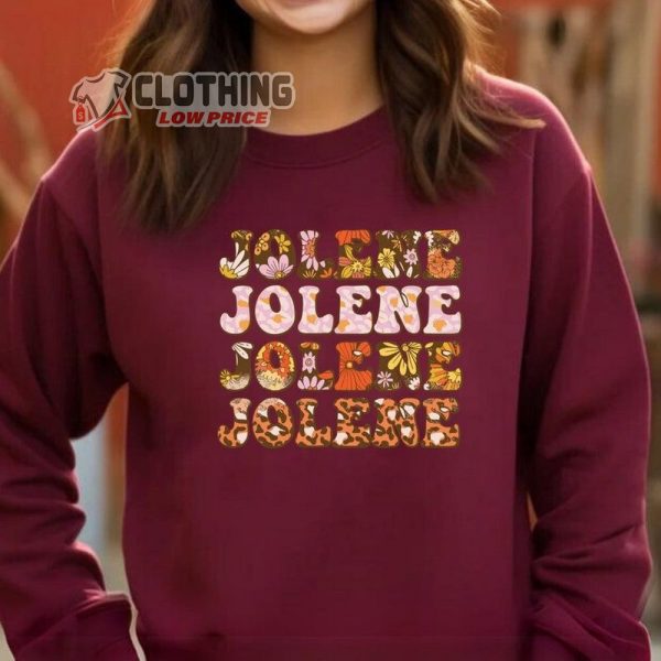 Jolene T-Shirt, Jolene Leopard Shirt, Floral Shirt, Animal Tee Shirt, Leopard Sweatshirt, Hippie Gift For Her