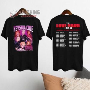 Keyshia Cole Tour 2024 Merch, The Love Hard Tour 2024 Keyshia Cole Shirt, Keyshia Cole Tour Dates 2024 T-Shirt