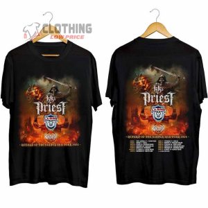 Kks Priest Return Of The Sinner USA Tour 2024 Merch Kks Priest USA Tour 2024 Shirt Kks Priest Band T Shirt 1