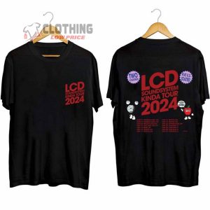 LCD Soundsystem Kinda Tour 2024 Merch LCD Soundsystem 2024 North American Tour Shirt LCD Soundsystem Tour 2024 Tickets T Shirt 2