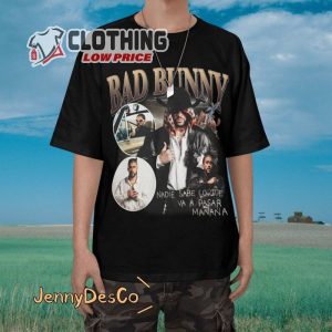 Limited Edition Bad Bunny 90S Graphic Tee, Bootleg Horror Bad Bunny Sweatshirt