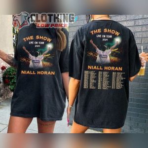 Live On Tour 2024 Niall Horan Shirt,The Show Niall Horan Tracklist Graphic Shirt, Niall Horan Gift For Men Women Tshirt