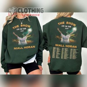 Live On Tour 2024 Niall Horan ShirtThe Show Niall Horan Tracklist Graphi