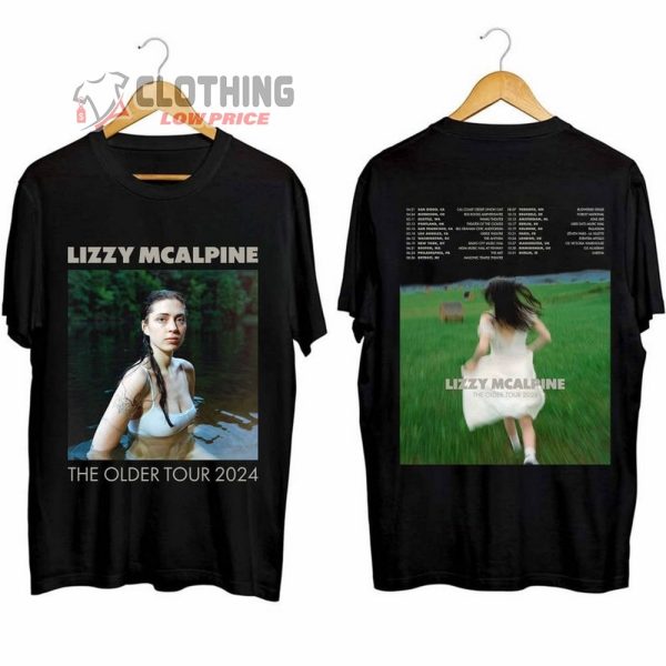 Lizzy McAlpine Tour 2024 Merch, Lizzy McAlpine The Older Tour 2024 Shirt, Lizzy McAlpine 2024 Concert Tickets T-Shirt