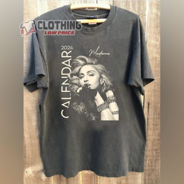 Madonna 90S Vintage T-Shirt, Madonna The Celebration 2024 Tour Merch, Four Decades Tour Shirt, Madonna Fan Gift