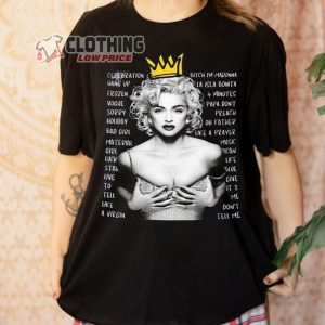 Madonna The Tour 2024 Shirt Madonna Four Decades T2