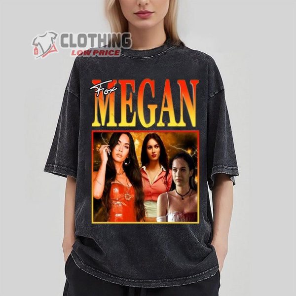 Megan Fox Trending Tee, Retro Megan Fox Sweatshirt, Megan Fox Merch, Megan Fox Fan Gift