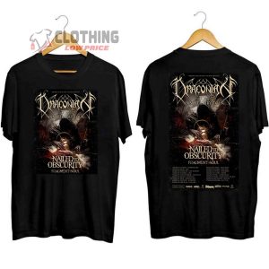 Nailed To Obscurity Tour 2024 Merch Nailed To Obscurity 30th Anniversary Tour Shirt Nailed To Obscurity Special Guest Draconian T shirt