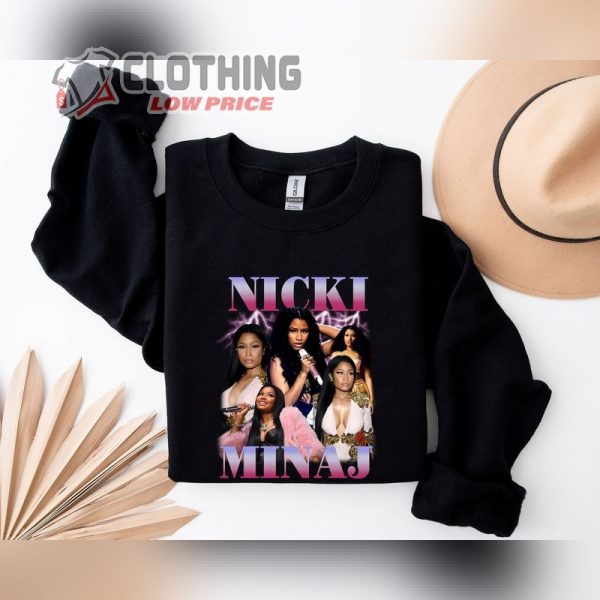 Nicki Minaj Shirt, Nicki Minaj Crewneck Sweatshirt, Nicki Minaj Fan, Nicki Minaj Gift, Nicki Minaj World Tour Merch